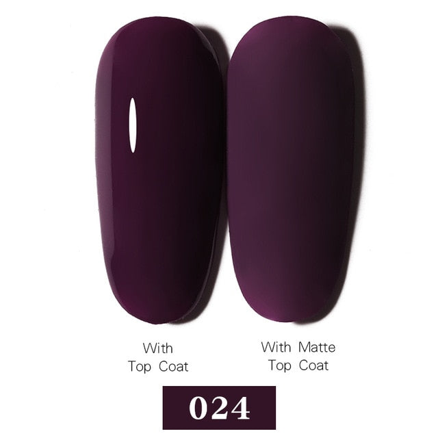 LEMOOC Nail Gel Polish Autumn Winter Color Varnishes Glitter Sequins Soak Off Semi Permanant UV LED Nail Art Hybrid Lacquers