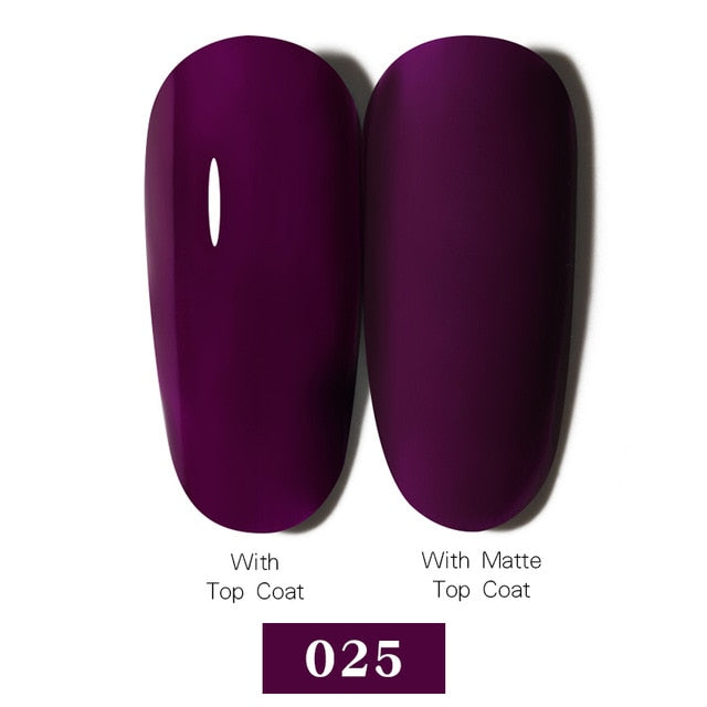 LEMOOC Nail Gel Polish Autumn Winter Color Varnishes Glitter Sequins Soak Off Semi Permanant UV LED Nail Art Hybrid Lacquers