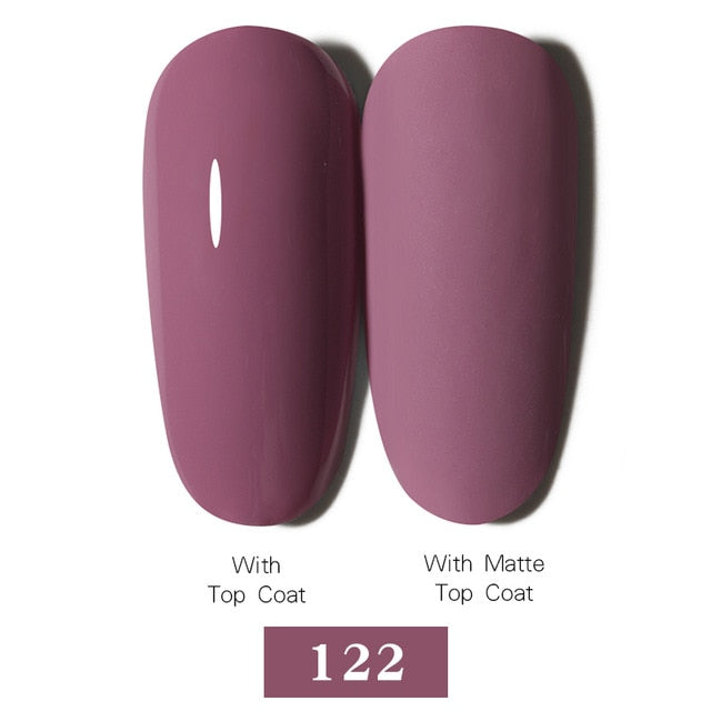 LEMOOC Nail Gel Polish Autumn Winter Color Varnishes Glitter Sequins Soak Off Semi Permanant UV LED Nail Art Hybrid Lacquers