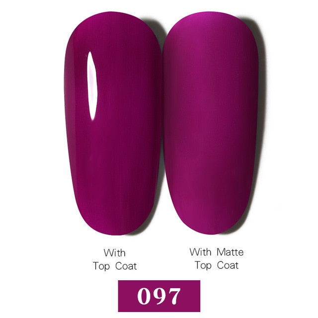 LEMOOC Nail Gel Polish Autumn Winter Color Varnishes Glitter Sequins Soak Off Semi Permanant UV LED Nail Art Hybrid Lacquers