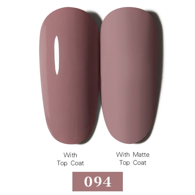 LEMOOC Nail Gel Polish Autumn Winter Color Varnishes Glitter Sequins Soak Off Semi Permanant UV LED Nail Art Hybrid Lacquers