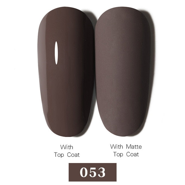 LEMOOC Nail Gel Polish Autumn Winter Color Varnishes Glitter Sequins Soak Off Semi Permanant UV LED Nail Art Hybrid Lacquers