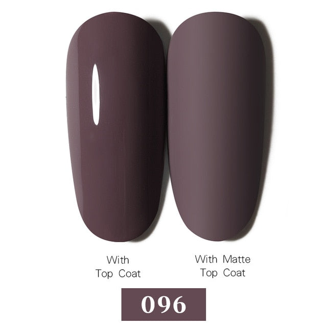 LEMOOC Nail Gel Polish Autumn Winter Color Varnishes Glitter Sequins Soak Off Semi Permanant UV LED Nail Art Hybrid Lacquers