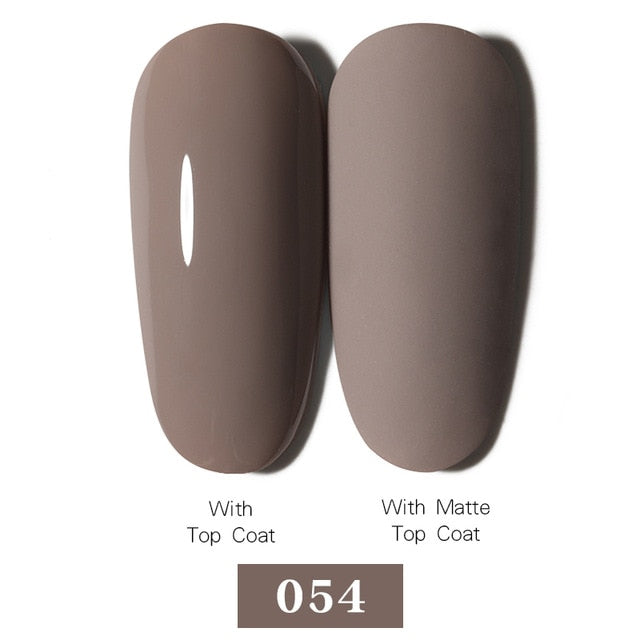 LEMOOC Nail Gel Polish Autumn Winter Color Varnishes Glitter Sequins Soak Off Semi Permanant UV LED Nail Art Hybrid Lacquers