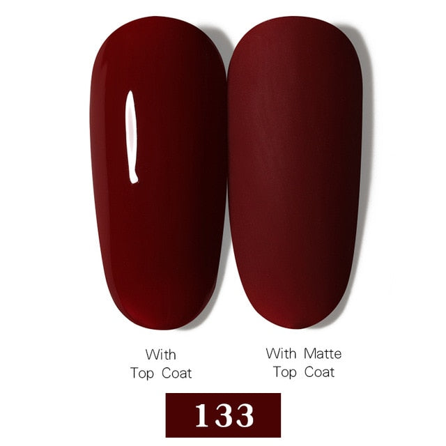 LEMOOC Nail Gel Polish Autumn Winter Color Varnishes Glitter Sequins Soak Off Semi Permanant UV LED Nail Art Hybrid Lacquers