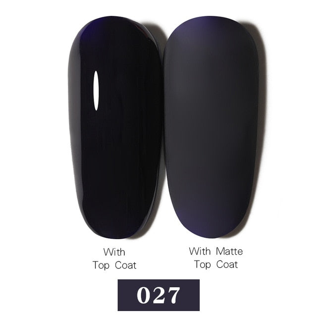 LEMOOC Nail Gel Polish Autumn Winter Color Varnishes Glitter Sequins Soak Off Semi Permanant UV LED Nail Art Hybrid Lacquers