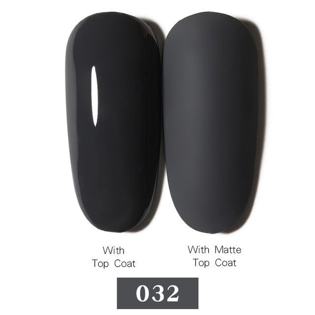 LEMOOC Nail Gel Polish Autumn Winter Color Varnishes Glitter Sequins Soak Off Semi Permanant UV LED Nail Art Hybrid Lacquers