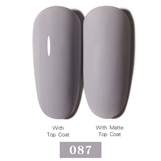 LEMOOC Nail Gel Polish Autumn Winter Color Varnishes Glitter Sequins Soak Off Semi Permanant UV LED Nail Art Hybrid Lacquers