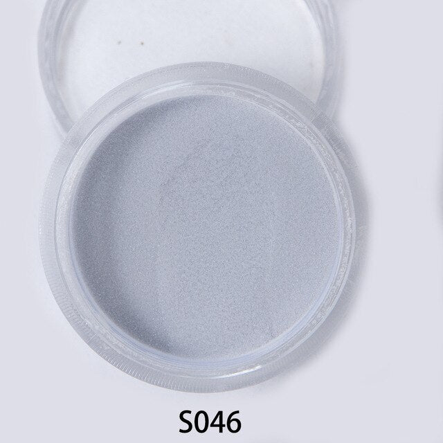 LOVCARRIE 1 Jar Acrylic Powder Supplies Nail Dipping Powder Glitter Nude Pink Clear Crystal Polymer Pigment Acryl for Nails10ML