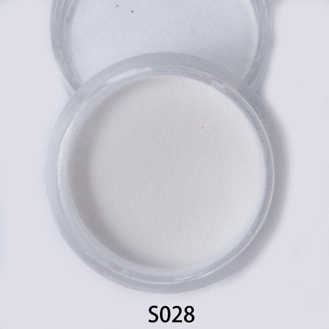 LOVCARRIE 1 Jar Acrylic Powder Supplies Nail Dipping Powder Glitter Nude Pink Clear Crystal Polymer Pigment Acryl for Nails10ML