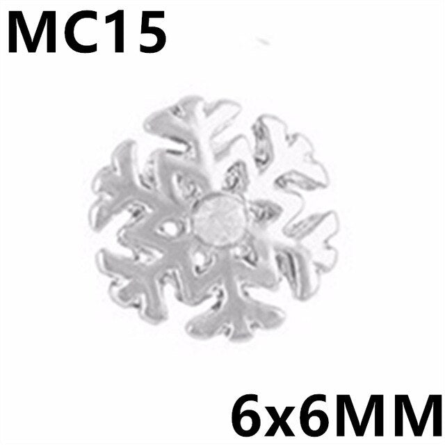 10PCS gold silver metal 3d Diamonds nail art christmas decorations charms nails glitter rhinestones nail supplies jewelry