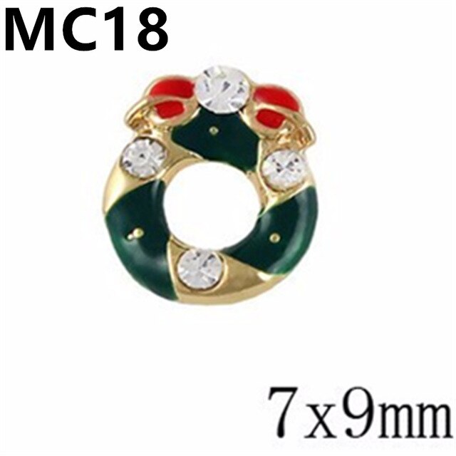 10PCS gold silver metal 3d Diamonds nail art christmas decorations charms nails glitter rhinestones nail supplies jewelry