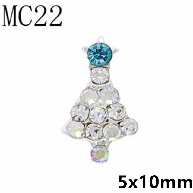 10PCS gold silver metal 3d Diamonds nail art christmas decorations charms nails glitter rhinestones nail supplies jewelry