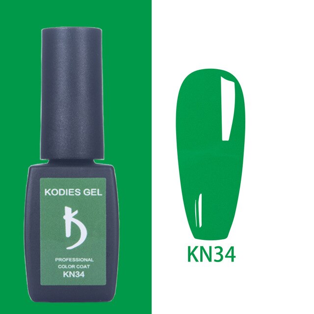 KODIES GEL Varnish Semi Permanent UV Nail Polish 8ML Neon Color Painting Gellak Lack Base Coat Top Coat Matte for Nails Supplies