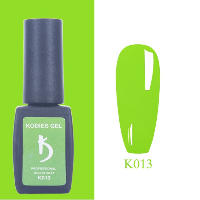 KODIES GEL Varnish Semi Permanent UV Nail Polish 8ML Neon Color Painting Gellak Lack Base Coat Top Coat Matte for Nails Supplies