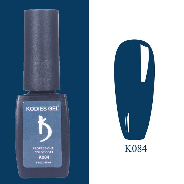 KODIES GEL Varnish Semi Permanent UV Nail Polish 8ML Neon Color Painting Gellak Lack Base Coat Top Coat Matte for Nails Supplies