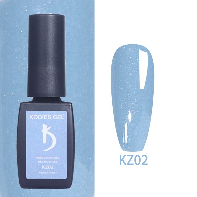 KODIES GEL Varnish Semi Permanent UV Nail Polish 8ML Neon Color Painting Gellak Lack Base Coat Top Coat Matte for Nails Supplies