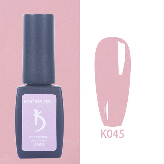 KODIES GEL Varnish Semi Permanent UV Nail Polish 8ML Neon Color Painting Gellak Lack Base Coat Top Coat Matte for Nails Supplies