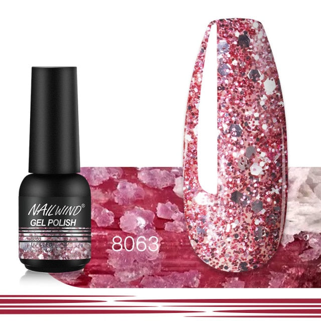 Nailwind Gel Nail Polish Manicure Set UV LED Poly painting gel nail art design Base Top Primer coat rosalind Nail gel Varnishes