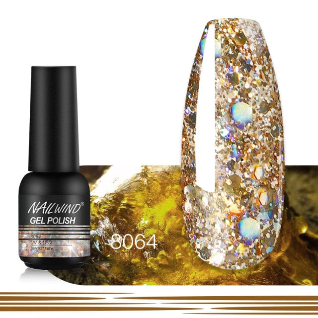 Nailwind Gel Nail Polish Manicure Set UV LED Poly painting gel nail art design Base Top Primer coat rosalind Nail gel Varnishes