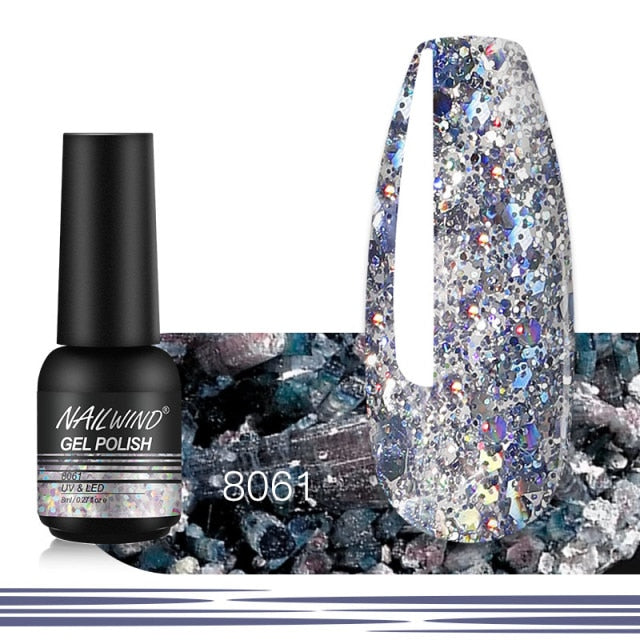 Nailwind Gel Nail Polish Manicure Set UV LED Poly painting gel nail art design Base Top Primer coat rosalind Nail gel Varnishes