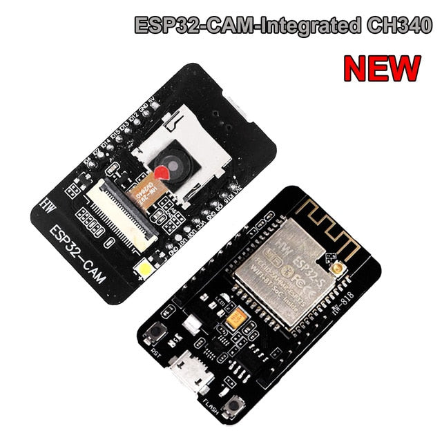 ESP32-CAM-MB MICRO USB ESP32 Serial to WiFi ESP32 CAM Development Board CH340 CH340G 5V Bluetooth+OV2640 Camera+2.4G Antenna IPX