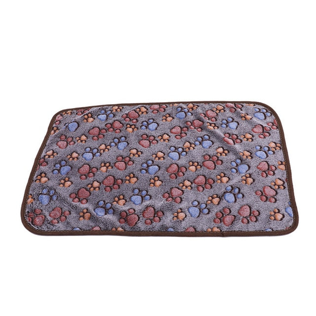 Dog Claw Towel Rug Pet Mat dog Bed Winter Warm Cat coral velvet Towel Blanket Sleeping Cover Towel cushion pet supplies