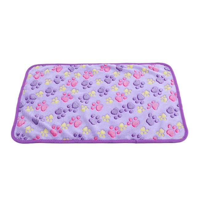 Dog Claw Towel Rug Pet Mat dog Bed Winter Warm Cat coral velvet Towel Blanket Sleeping Cover Towel cushion pet supplies