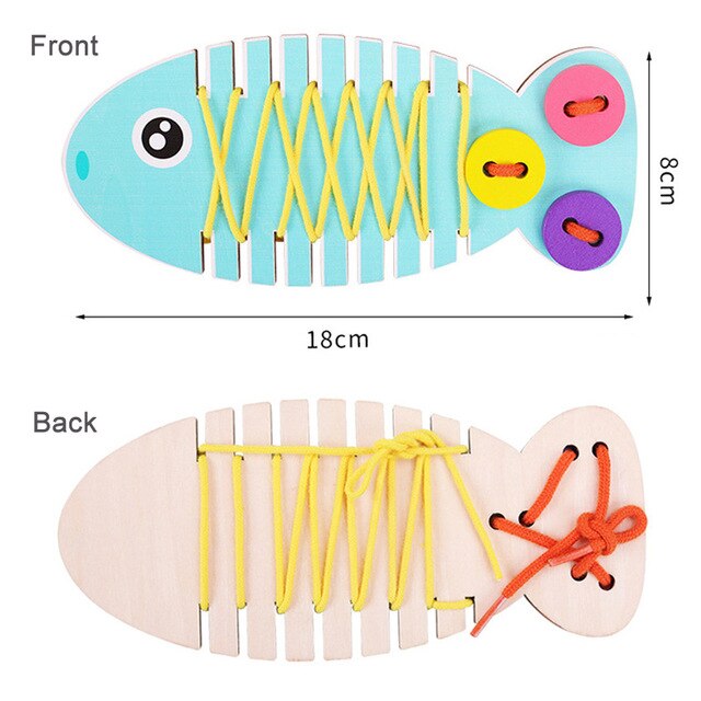 Mini Size Wooden Montessori Toy Building Blocks Early Learning Educational Toys Color Shape Match Kids Toy for Boys Girls 2Y+