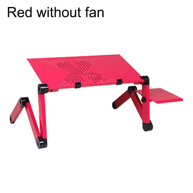 Adjustable Portable Folding Laptop Desk Computer Table Stand Tray for Bed Useful Side Tables Furniture Living Room Table