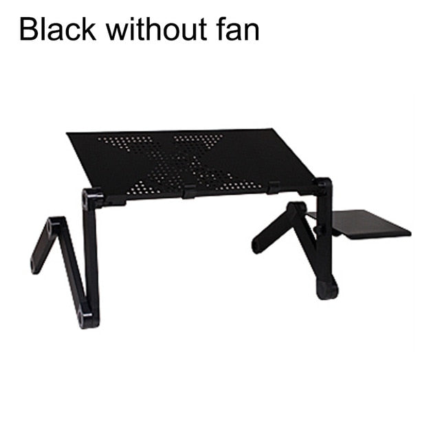 Adjustable Portable Folding Laptop Desk Computer Table Stand Tray for Bed Useful Side Tables Furniture Living Room Table