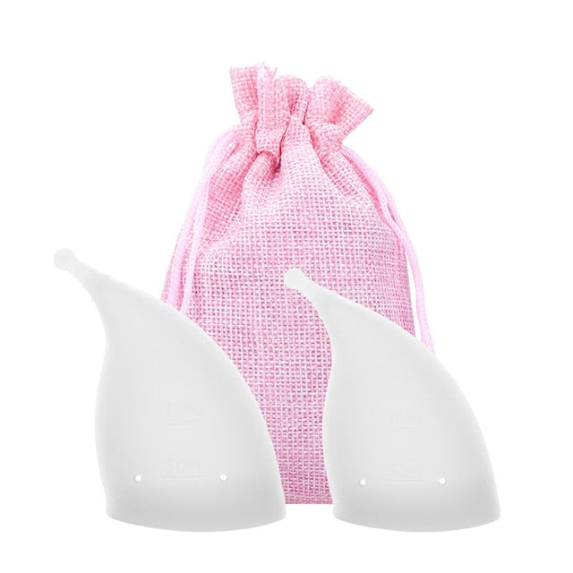 Women Menstrual Cup Period Cup Medical Grade Silicone Feminine Hygiene Copa Menstrual de Silicone Medica Reusable Menstrual Cup