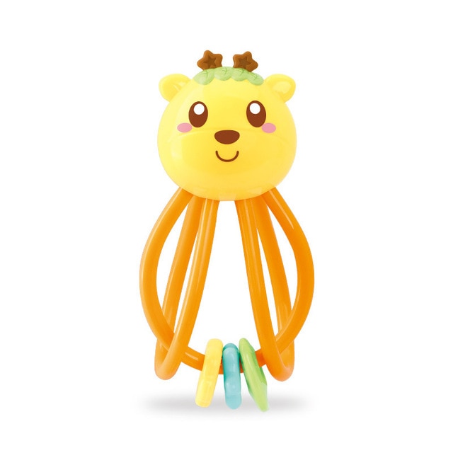 Baby Toys 0 12 Months Baby Rattle Ball Safe Newborn Rattle Toys Soft Silicone Baby Teether Educational Rattle Teether Toys Gifts