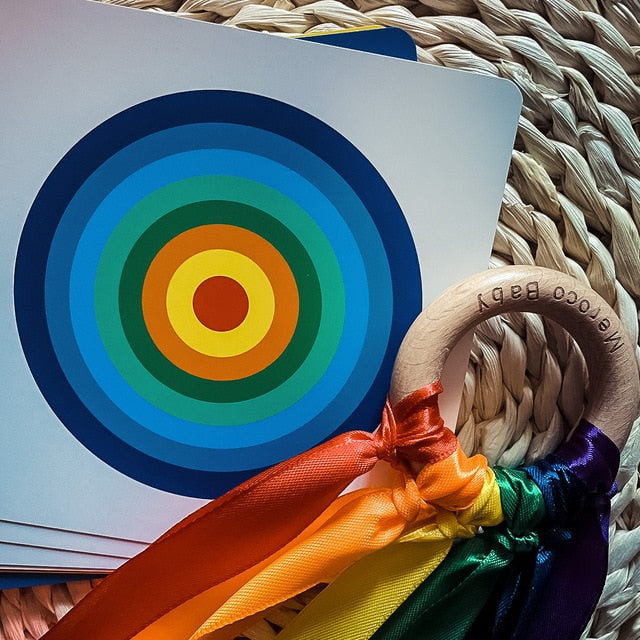 Montessori Baby Toys Black White Flash Cards High Contrast Visual Stimulation Learning Activity Flashcards Baby Gifts C0642H