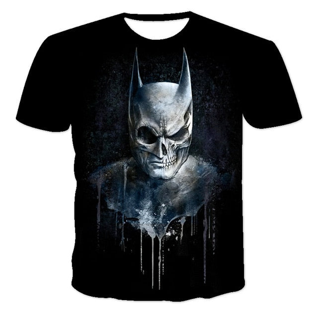 Men clothes 2020 New Mens Summer Skull Print Men Short Sleeve T-shirt 3D print t Shirt Casual Breathable funny t shirts