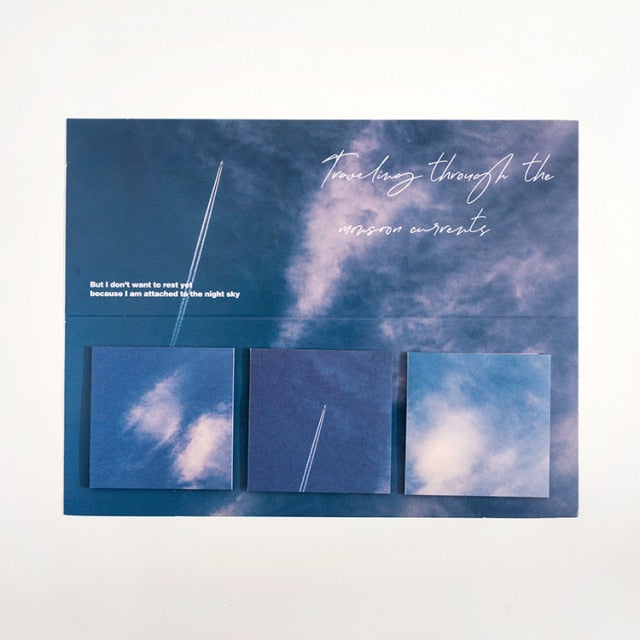 60 Sheets/pack Stars Moon Forest Theme Cute Memo Pad Stickers Decal Sticky Notes Scrapbooking Diy Kawaii Notepad Diary