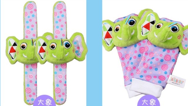 Cartoon Plush Socks Wrist Strap Rattles Baby Toys 0-12 Months Newborn Infant Kids Animal Sock Foot Finder Toy Gift Soft Rattle