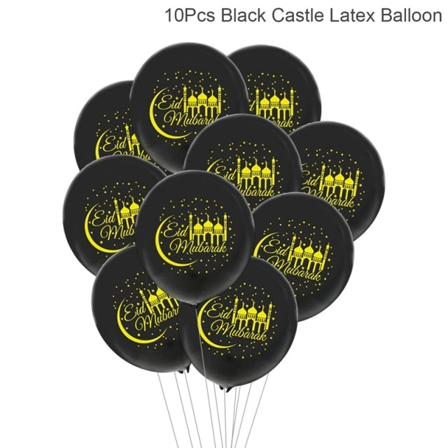 Balloons Decor Ramadan And Eid Decorations Eid Bjd Eid Mubarak Decor MUBARAK Paper Banner RAMADAN MUBARAK Muslim Ramadan Decor