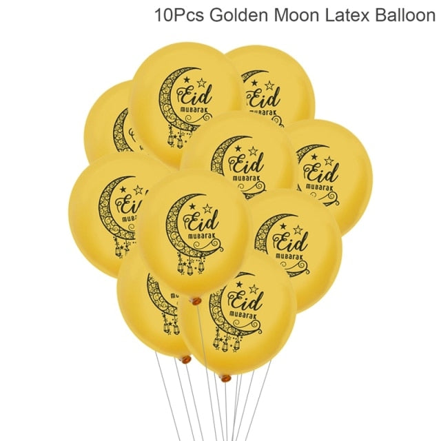 Balloons Decor Ramadan And Eid Decorations Eid Bjd Eid Mubarak Decor MUBARAK Paper Banner RAMADAN MUBARAK Muslim Ramadan Decor