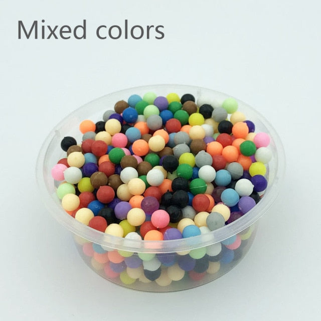 600Pcs Plastic box Hama Beads 5mm Perler Water Beads Spray aqua Magic Educational 3D beads Puzzles Accessories for Children Toys