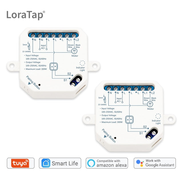 Tuya Smart Life WiFi Curtain Switch Module for Roller Shutter Blinds Motor Smart Home Google Home Alexa Voice Control DIY
