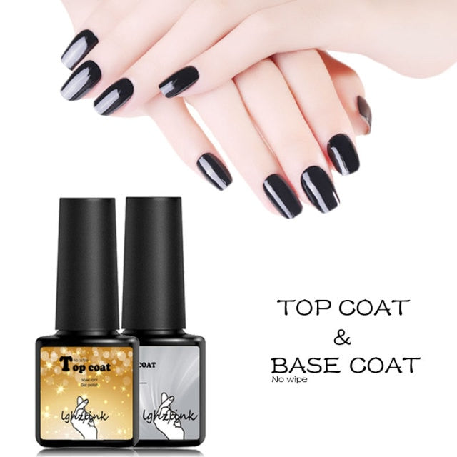 Lghzlink Manicure Set for Nail Poly uv gel Kit Builder Gel Nail Brush Soak off Quick Building Finger Extension Camouflage Nails