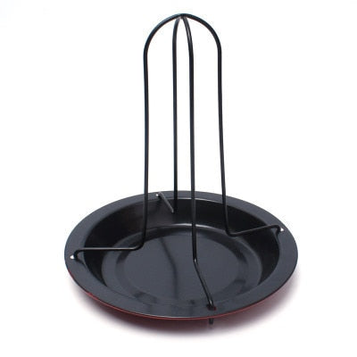 BBQ Chicken Stand Beer Funny American Motorcycle Stainless Steel Rack Tools Funny Roast Chicken Rack Grilling Roast Rack