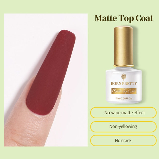 BORN PRETTY Nail Gel 6ml Eggshell Gel Nail Polish Transparent Gel & Special Black Material Nail Gel With Any Color Base