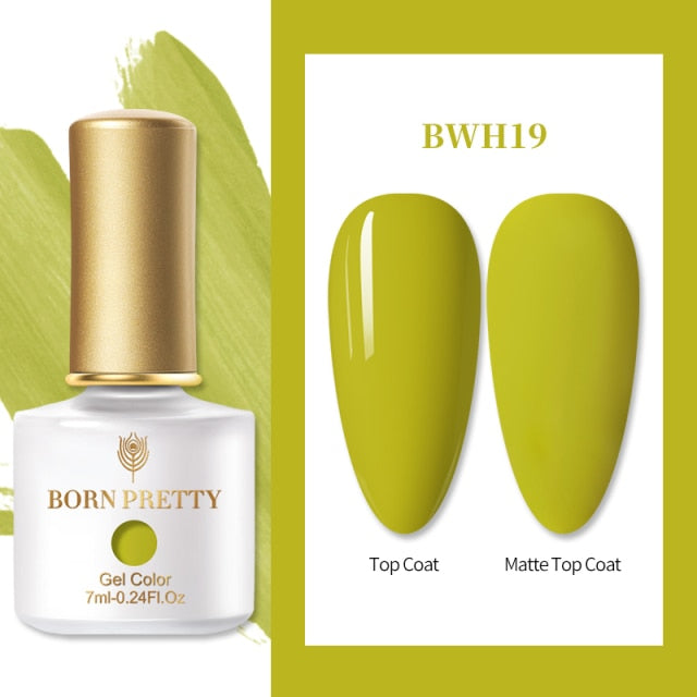 BORN PRETTY Nail Gel 6ml Eggshell Gel Nail Polish Transparent Gel & Special Black Material Nail Gel With Any Color Base