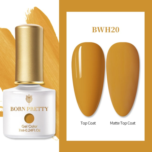BORN PRETTY Nail Gel 6ml Eggshell Gel Nail Polish Transparent Gel & Special Black Material Nail Gel With Any Color Base
