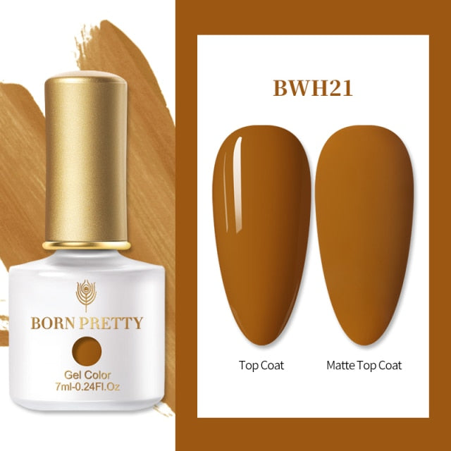 BORN PRETTY Nail Gel 6ml Eggshell Gel Nail Polish Transparent Gel & Special Black Material Nail Gel With Any Color Base