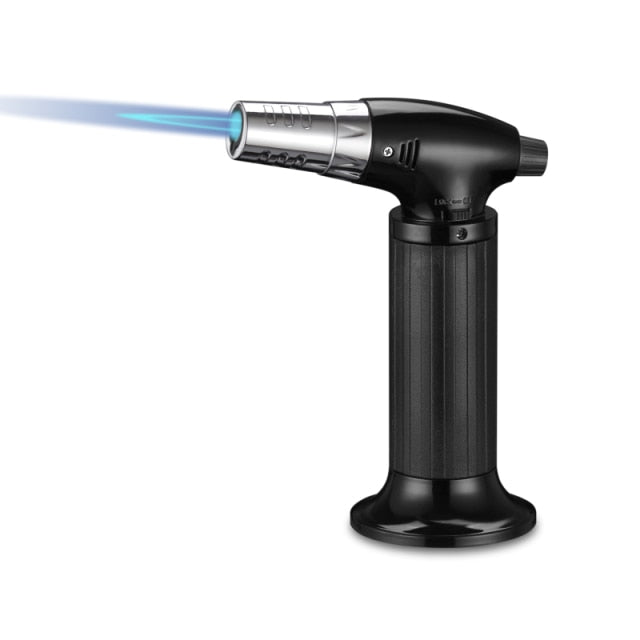 Gas Lighter Windproof BBQ Kitchen Cooking High Capacity Torch Turbine Lighter Spray Gun Jewelry Metal Welding Men's Gifts