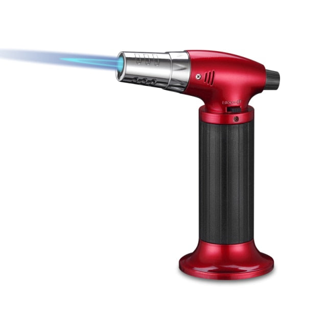 Gas Lighter Windproof BBQ Kitchen Cooking High Capacity Torch Turbine Lighter Spray Gun Jewelry Metal Welding Men's Gifts