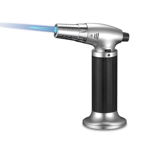 Gas Lighter Windproof BBQ Kitchen Cooking High Capacity Torch Turbine Lighter Spray Gun Jewelry Metal Welding Men's Gifts